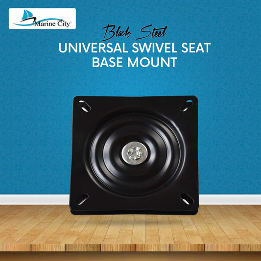 Marine City Universal Swivel Seat Base 7” Corrosion-Resistant, Smooth Rotation Marine City