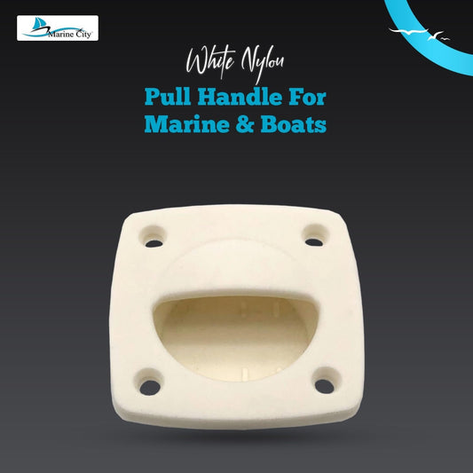 Marine City Nylon Pull Handle – White Corrosion-Resistant Marine Grab Handle MARINE CITY