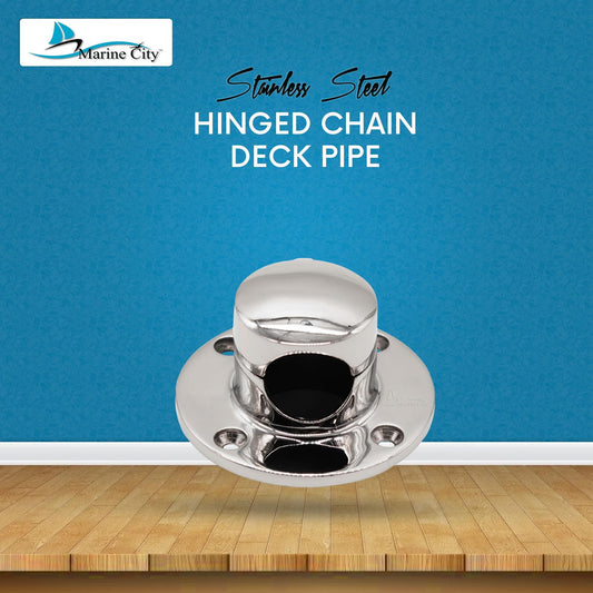 Marine City Stainless Steel Hinged Chain Deck Pipe – Durable, Functional Design