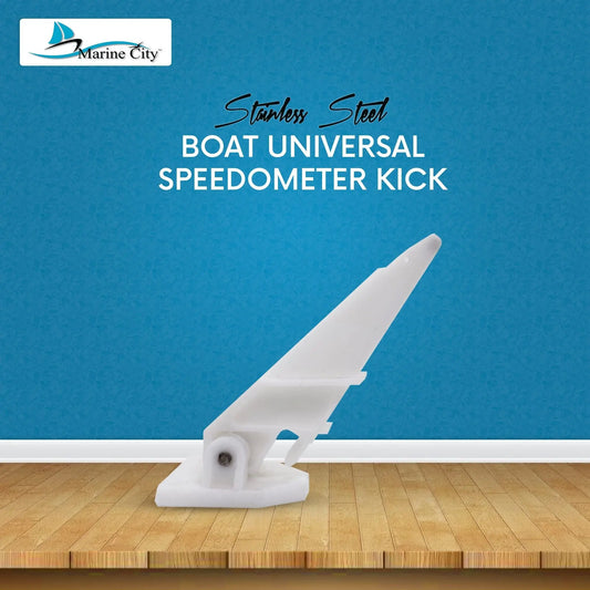 Marine City Universal Boat Speedometer Kick-Up Pitot Tube – 80 MPH, Portable MARINE CITY