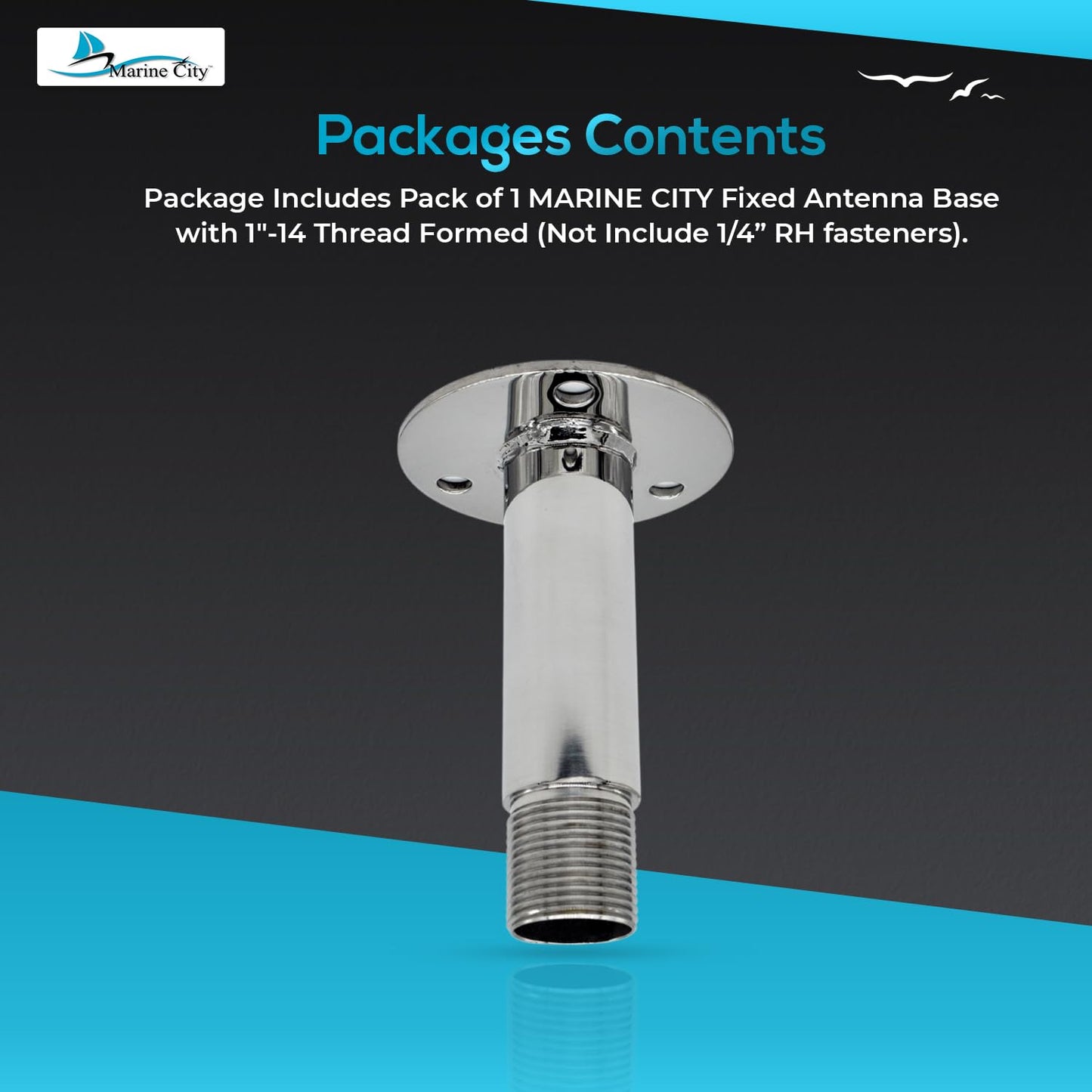 Marine City Boat Accessories Antenna Base cb Antenna Base