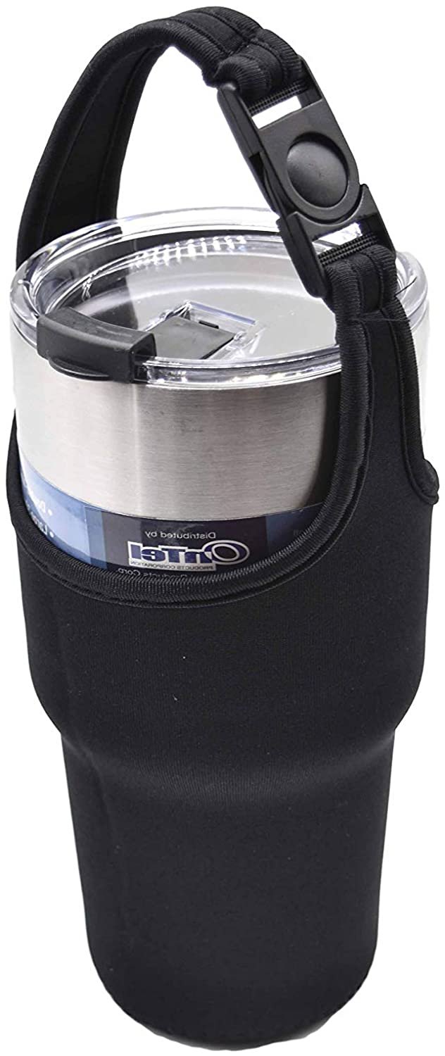 Marine City Black Insulated Sleeve Carrying Pouch Bag for 30 oz. Tumbler/Mug