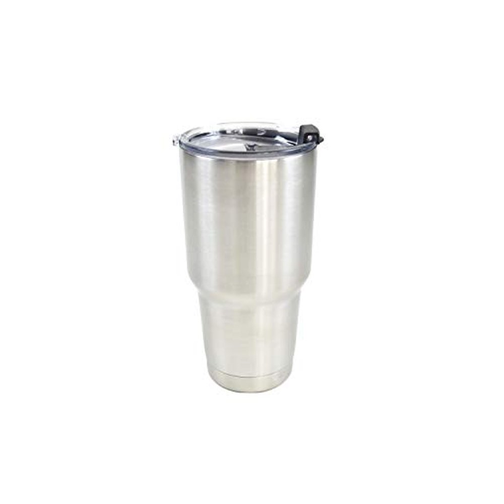 Marine City Sliver Stainless-Steel Double-wall Vacuum Insulated Tumbler/Mug - 30 oz.