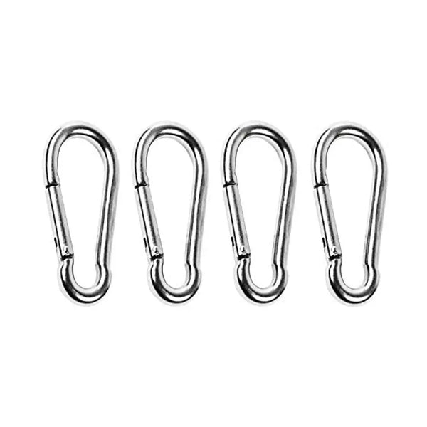 MARINE CITY 316 Stainless-Steel 2-3/8” Carabiners/Clip Snap Hook for Climbing, Fishing, Hiking - Image #1