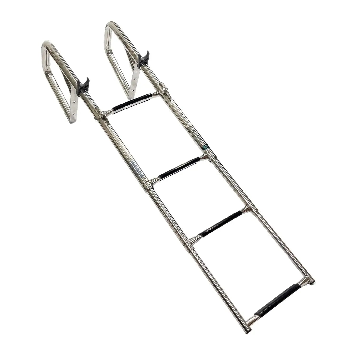 Marine City 4-Step Stainless Steel Transom Ladder – Ladder with Wide Steps MARINE CITY