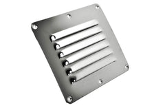 Marine City Stainless-Steel 4-1/2” × 5” Rectangle Stamped Louvered Vent (2pcs) - Image #2