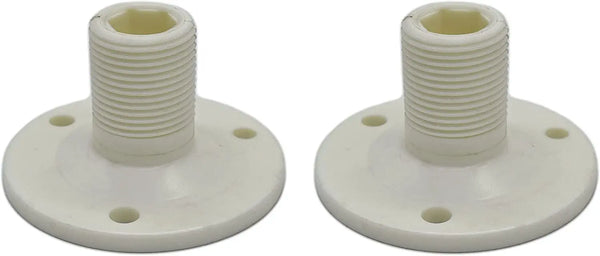 MARINE CITY Nylon Male Thread Fixed Antenna Base Marine Boat Accessorie(2 pcs) - Image #1