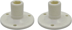 MARINE CITY Nylon Male Thread Fixed Antenna Base Marine Boat Accessorie(2 pcs) - Image #1