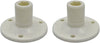 MARINE CITY Nylon Male Thread Fixed Antenna Base Marine Boat Accessorie(2 pcs) - Image #1