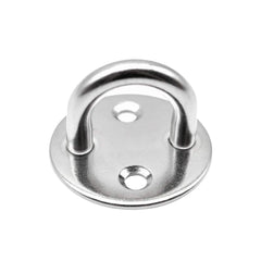 Marine City Marine Stainless-Steel Thick Ring Round Sail Shade Pad Eye Plate Boat Rigging (M) - Image #1