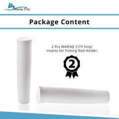 Marine City Vinyl Inserts for Fishing Rod Holder 2 Pcs (1-5/8 inch I.D, 9 inch Length) - Image #7