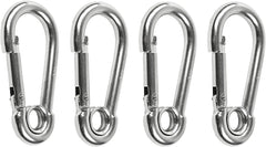 MARINE CITY 316 Stainless-Steel 2-3/8” Carabiners/Clip Snap Hook with Ring for Climbing, Fishing, Hiking - Image #2