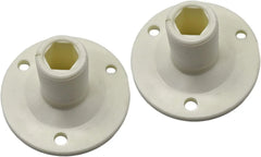 MARINE CITY Nylon Male Thread Fixed Antenna Base Marine Boat Accessorie(2 pcs) - Image #2