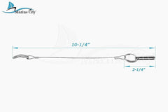 Marine City Stainless-Steel Boat Bimini Top Quick Disconnect Pin with Cable 1/4