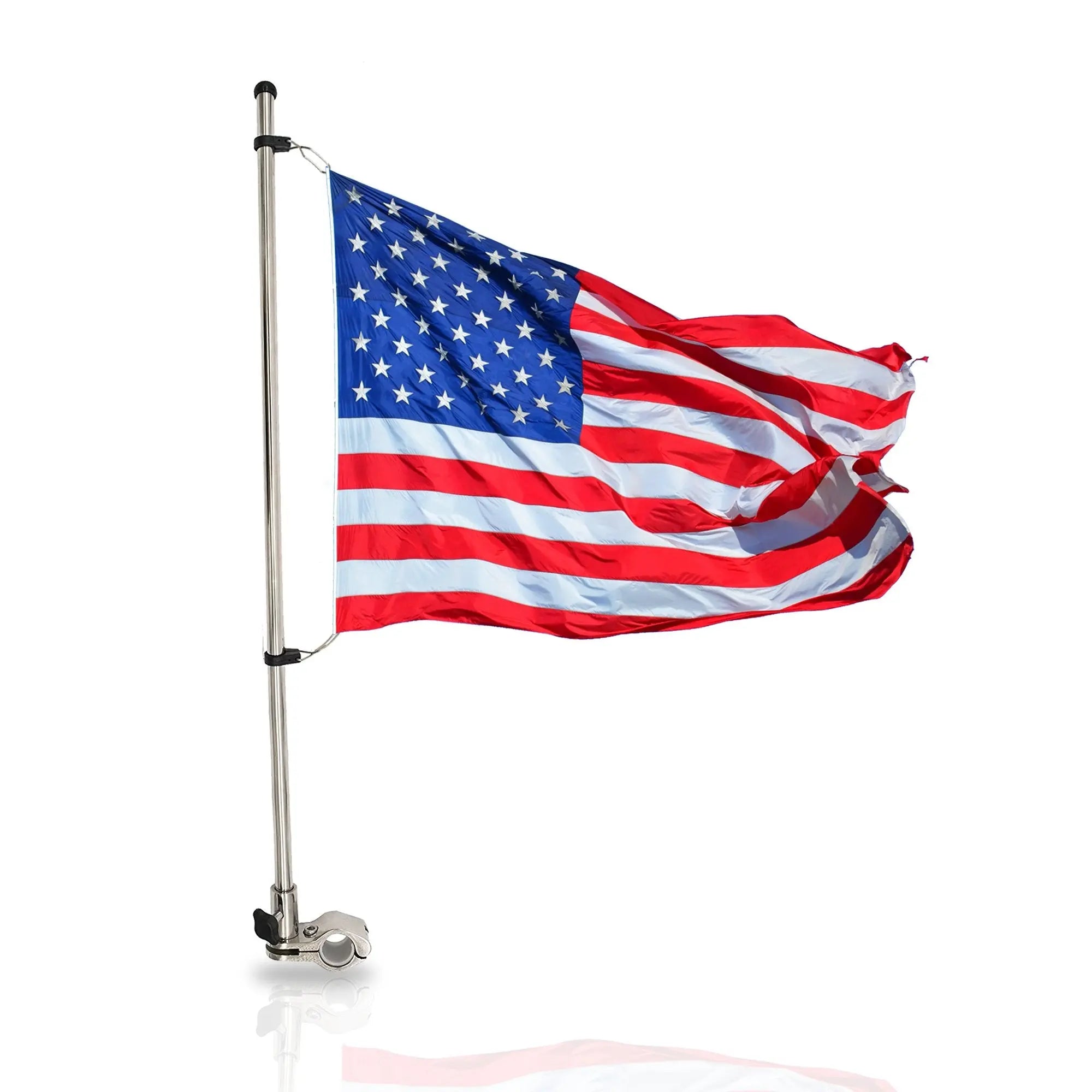 Aazon.co : ARINE CITY 304 Grade Stainless Steel Rail Ounted Flag