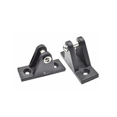 Marine City 2 Pcs Black Nylon Bimini Top Deck Hinges - Image #1