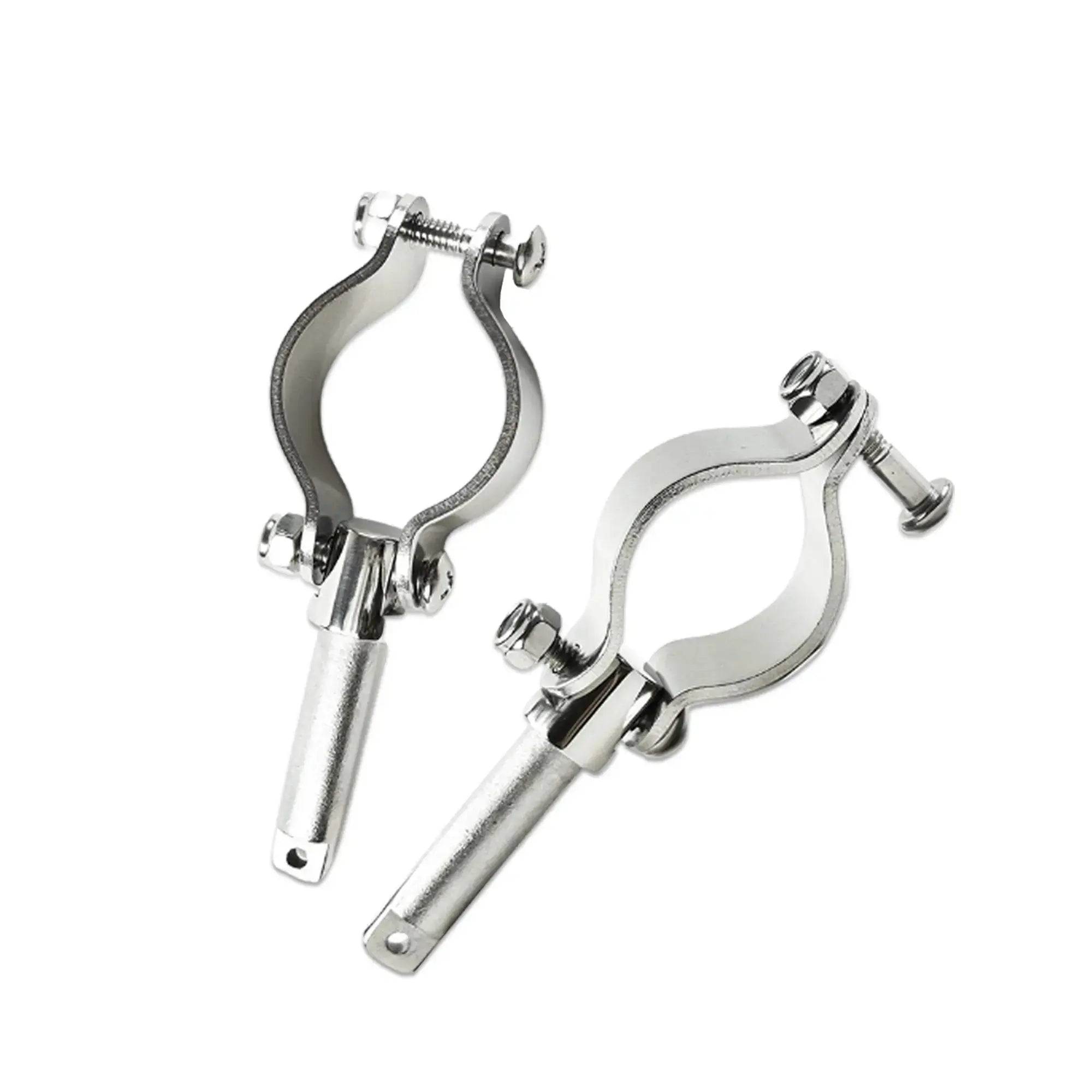 Marine City Stainless-Steel Clamp on 1-5/8 Inches Rowlocks/Oarlocks (2 Per Pack) - Image #1