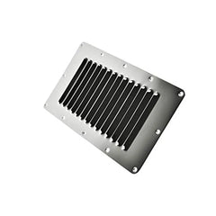 Marine City Stainless-Steel 5 inch × 9 inch Rectangle Stamped Louvered Vent - Image #6