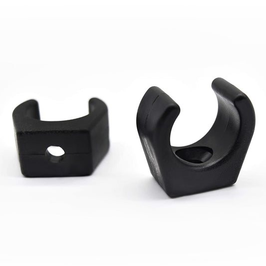2 Pcs Stowage Clips Nylon Ladder Paddle Fits 7/8”–1” Tubes