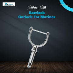 Marine City Boat Accessories Shaft Rowlock Oarlock Socket Boat Oarlock Mounts (Pack of 2)