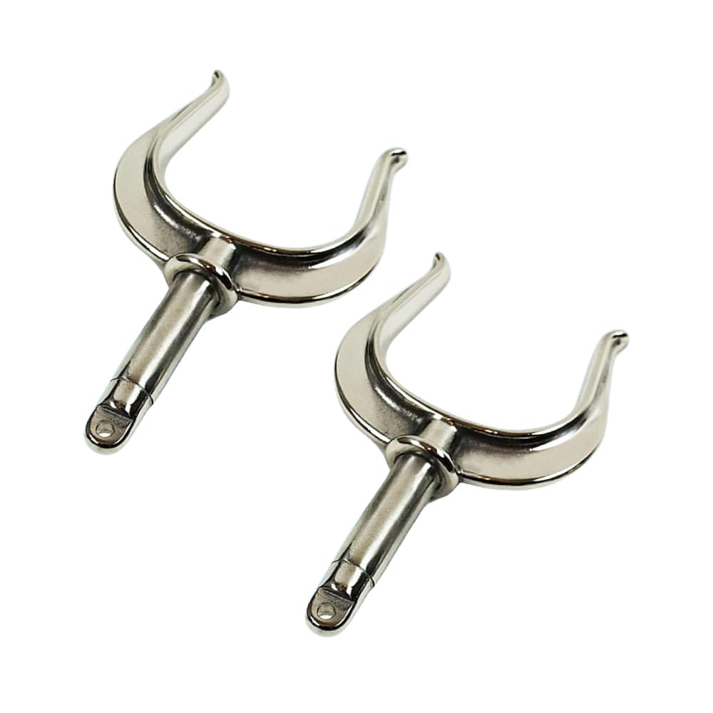Marine City Boat Accessories Shaft Rowlock Oarlock Socket Boat Oarlock Mounts (Pack of 2) Marine City