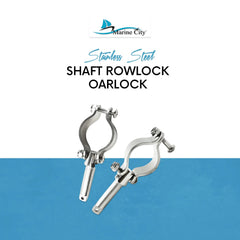 Marine City Stainless-Steel Clamp on 1-5/8 Inches Rowlocks/Oarlocks (2 Per Pack) - Image #2
