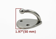 MARINE CITY 316 Stainless Steel Oval Wall Hook (Medium) – Your Perfect Organizational Solution - Image #3