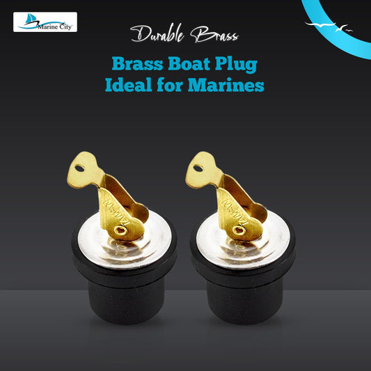 Marine City Boat accessories Baitwell Plugs Bait Well Plug (Pack of 2) Marine City