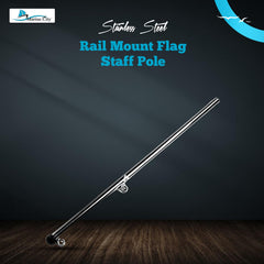 Marine City Boat Accessories Rail Mount Flag Pole Holder West Marine Flag Pole