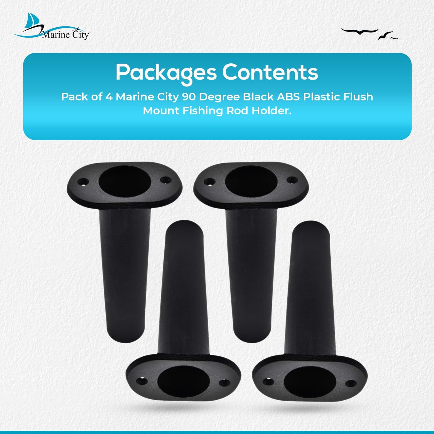 Marine City Fishing Rod Flush Mount Rod Holders Marine City Hardware Inc.