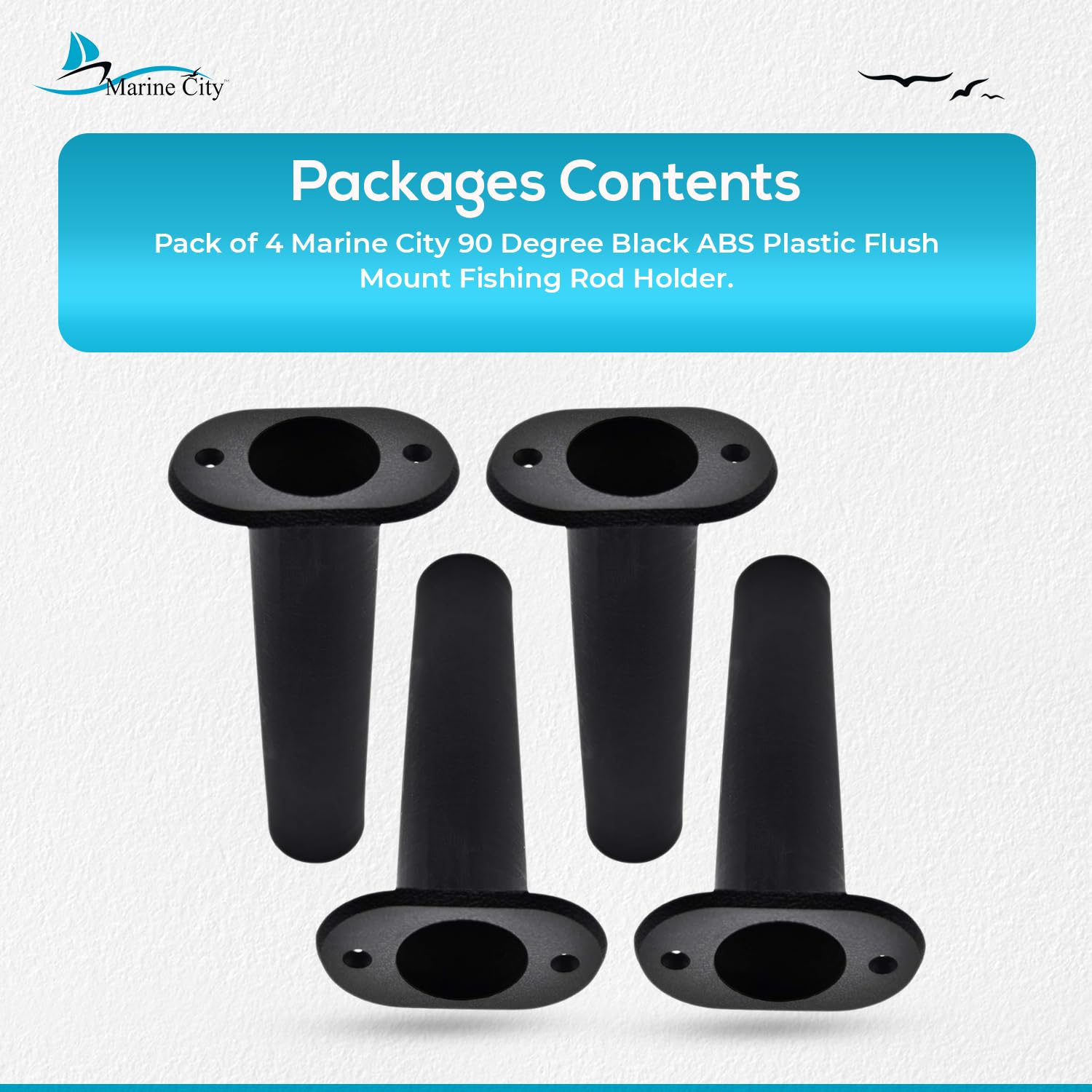 Marine City Fishing Rod Flush Mount Rod Holders Marine City Hardware Inc.