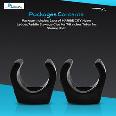 Marine City Boat Accessories kayak paddle clip kayak paddle holder clip (Pack of 2)