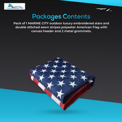 Marine City American Flags for Outside US Flag for Boat