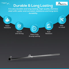 Marine City Boat Accessories Rail Mount Flag Pole Holder West Marine Flag Pole