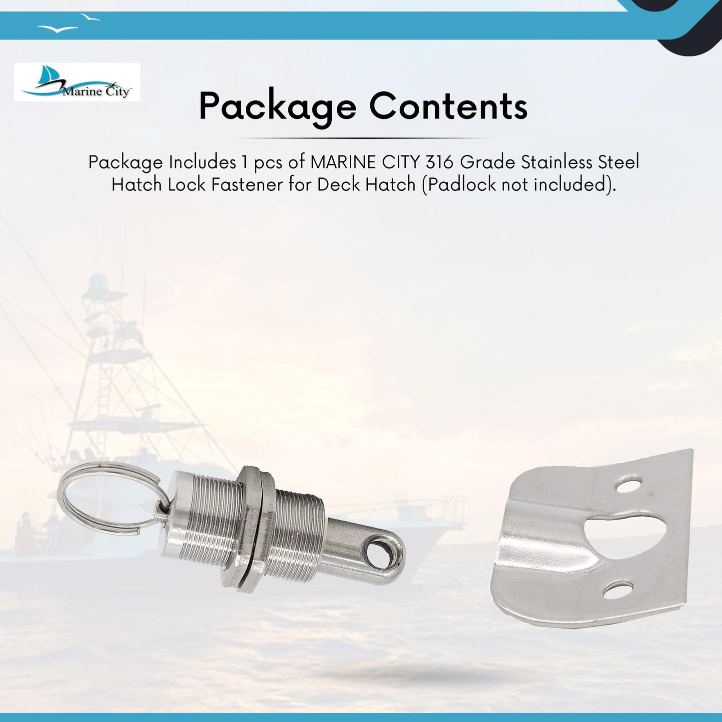 Marine City Boat Accessories Boat Hatch Latches Marine Hatch Latch