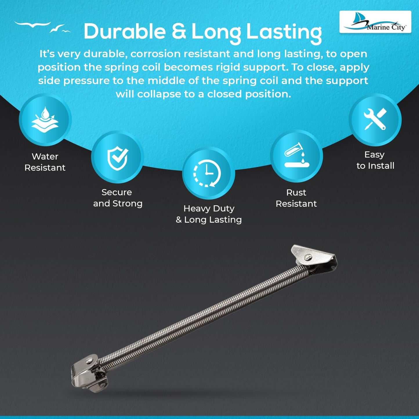 Marine City Boat Accessories Hatch Adjuster Boat Hatch Spring Adjuster Marine City