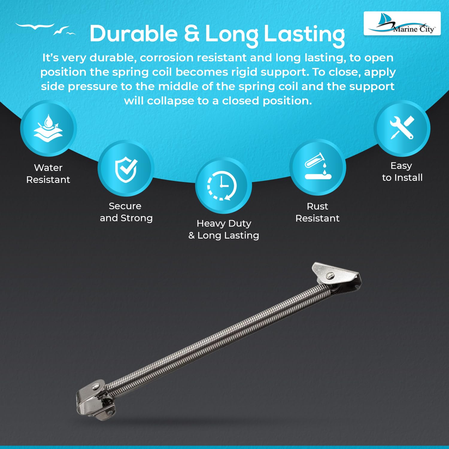 Marine City Boat Accessories Hatch Adjuster Boat Hatch Spring Adjuster Marine City