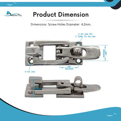 Marine City Boat Accessories Latch Lock Cam Door Latch