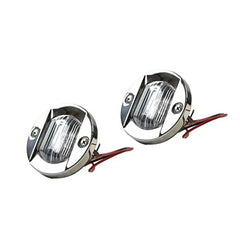 Marine City Round Stainless-Steel Waterproof 3” Flush Mount Caution White LED (12V 18W) (2 Pcs) - Image #6