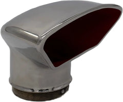MARINE CITY 3 Inches 316 Grade Stainless Steel Rounded Trapezoidal Red Cowl Vent (Pack of 1) - Image #3