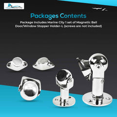 Marine City Door Stop Door Stopper Magnet Heavy Duty Magnetic Door Stop