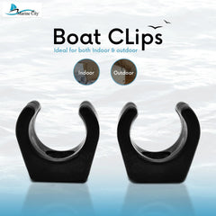 Marine City 1-1/4 inches Ladder Stowing/Hook Storage Clips for Boat (2 Per Pack) - Image #6