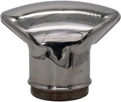 MARINE CITY 3 Inches 316 Grade Stainless Steel Rounded Trapezoidal Red Cowl Vent (Pack of 1) - Image #5