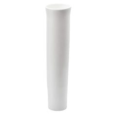 MARINE CITY Insertos de vinilo para soporte de caña de pescar Plástico blanco de alta calidad, resistente y duradero, resistente y fácil de colocar, asegura la colocación para barco marino (1-5/8
