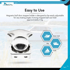 Marine City Security Door Stopper Door Stopper Magnet Heavy Duty Magnetic Door Stop