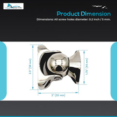 Marine City Door Stoppers Door Stopper Magnet Silver Magnetic Door Stop