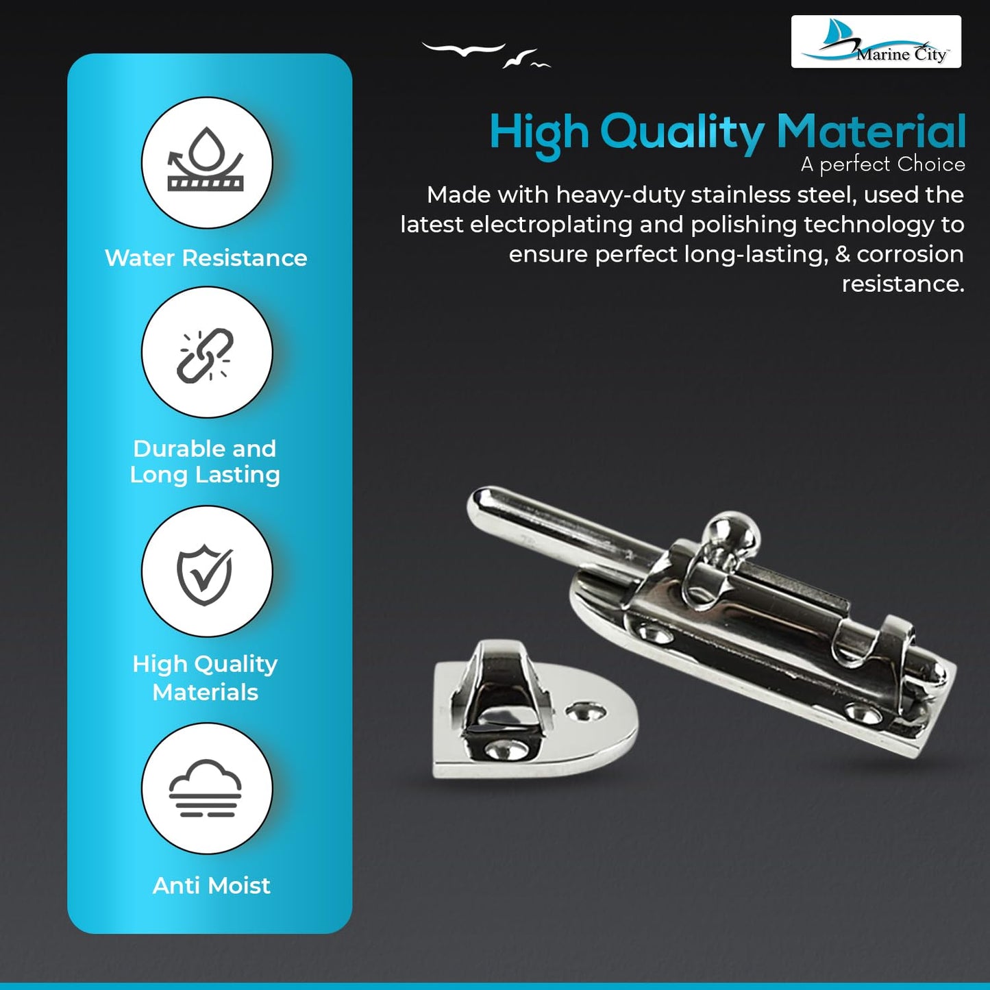 Marine City Door Lock Barrel Latch Door Lock MARINE CITY