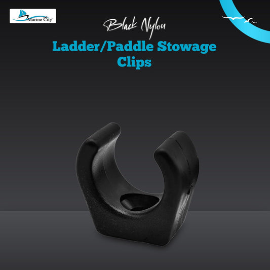 2 Pcs Stowage Clips Nylon Ladder Paddle Fits 7/8”–1” Tubes