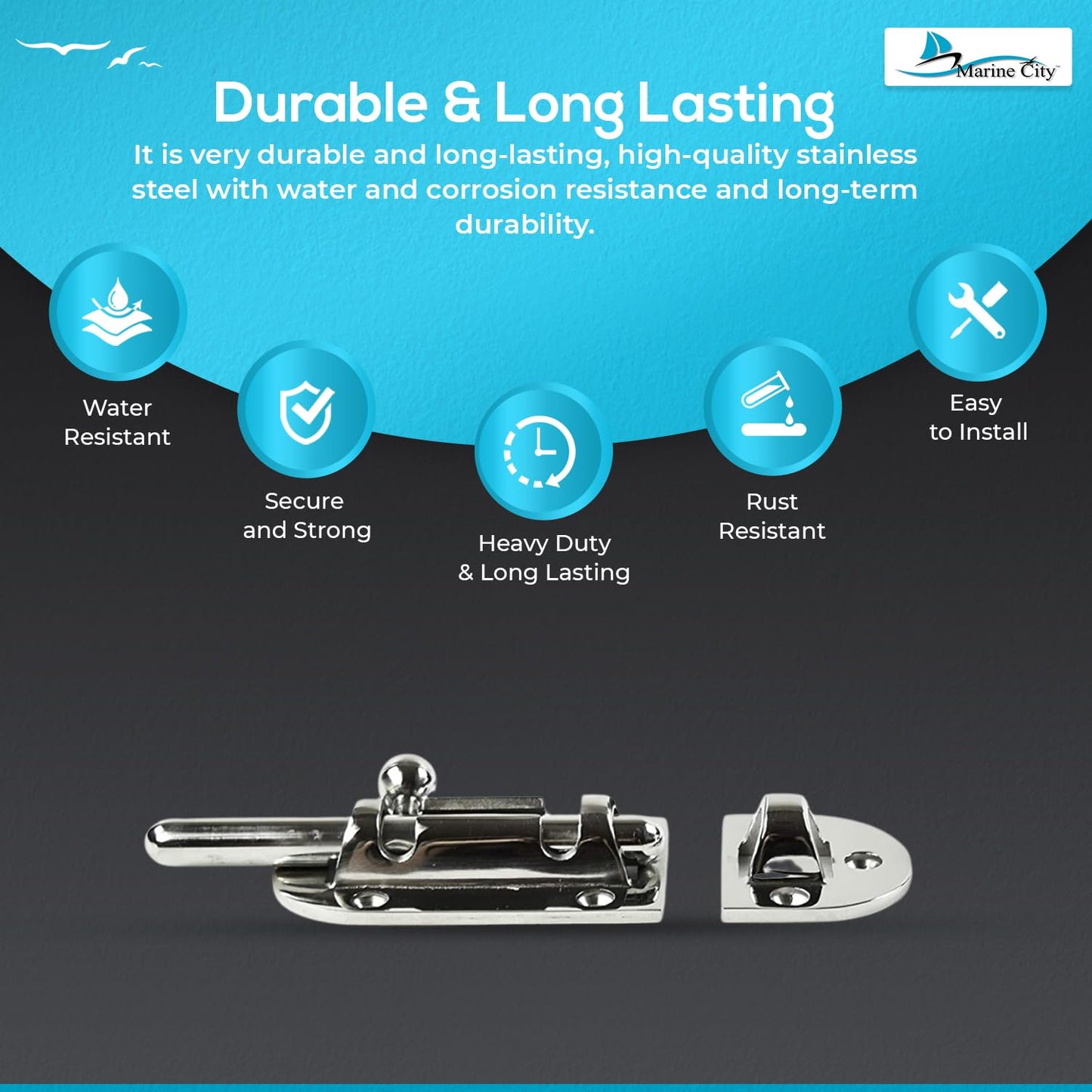 Marine City Door Lock Barrel Latch Door Lock MARINE CITY