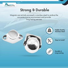 Marine City Security Door Stopper Door Stopper Magnet Heavy Duty Magnetic Door Stop